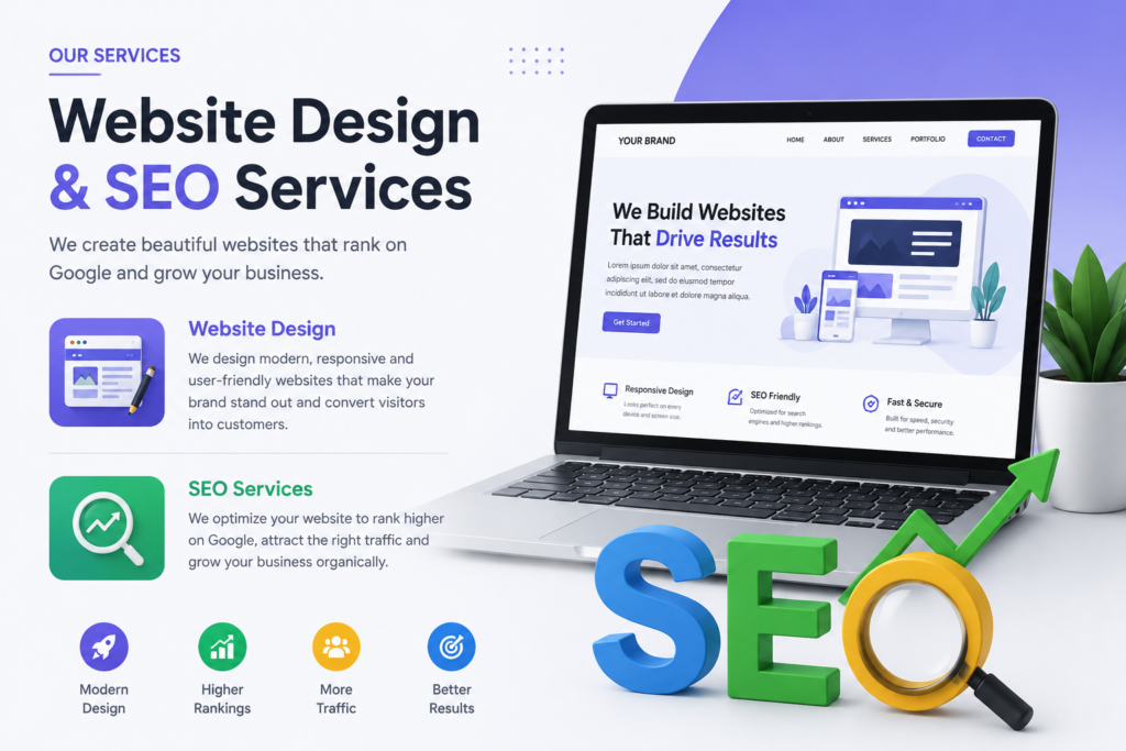 Website design services in Punjab offering responsive websites and SEO solutions for business growth