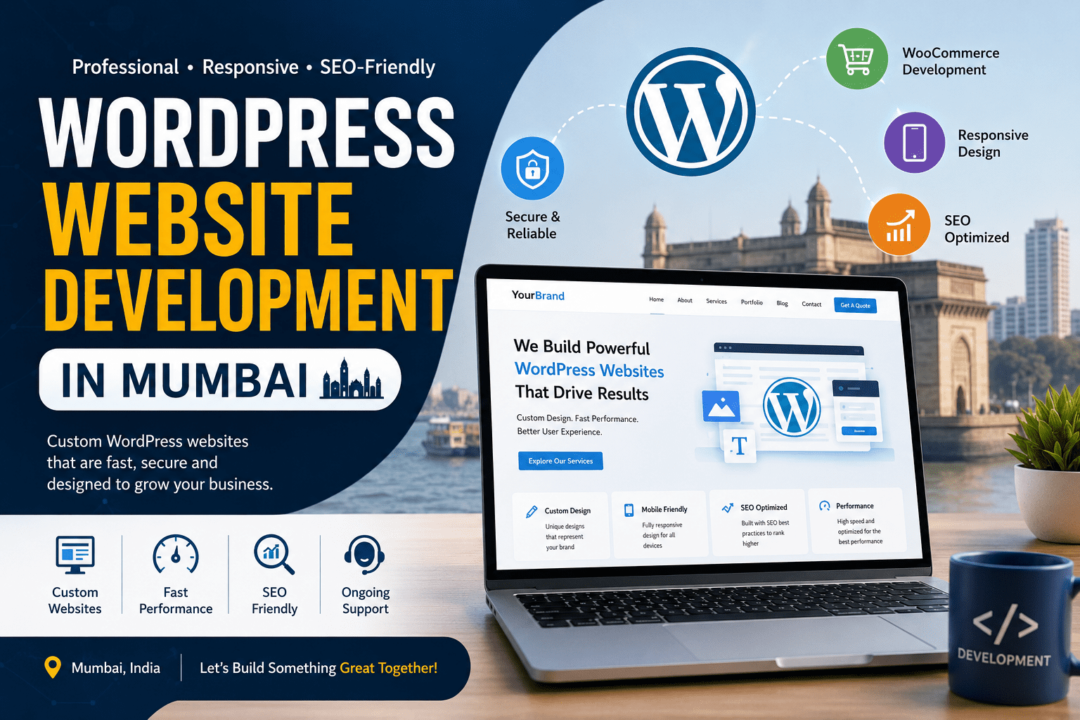 WordPress Website Development in Mumbai – Custom Responsive and SEO-Friendly Website Development Services
